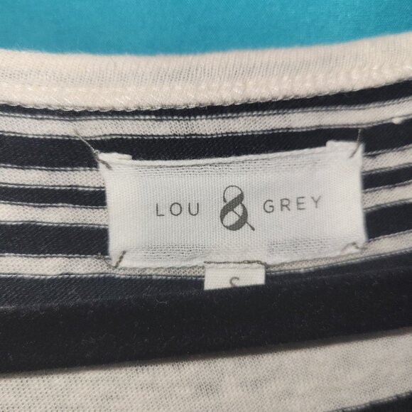 Lou & Grey Womens Striped Sleeveless Tank Dress S - Picture 4 of 8